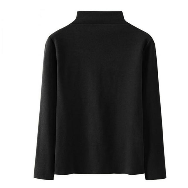 QIPOPIQ Thermal Compression Shirts for Men Mock Turtleneck Long Sleeve Running Undershirt Base Layer Tops for Winter Clearance