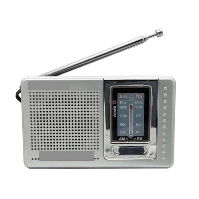 Antenne Télescopique Réception Facile à Transporter Mini Portable Récepteur AM FM Radio Double Bande Cadeau pour les Personnes Âgées BC-R2011, Facile à Utiliser