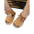 thumbnail image 6 of Baby Toddler Girls Bow Polka Sandals-Soft Rubber Sole Baby Walking Shoes Party Princess Sandals, 6 of 6