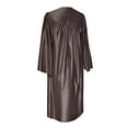 thumbnail image 3 of Endea Graduation Shiny Brown Graduation Gown  Cap, 3 of 9