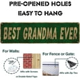 thumbnail image 3 of Best Grandma Ever Interesting Metal Sign, A Gift For Grandma, Suitable For Indoor Wall Decoration, Family Or Other Places Decoration 4x16 Inch, 3 of 8