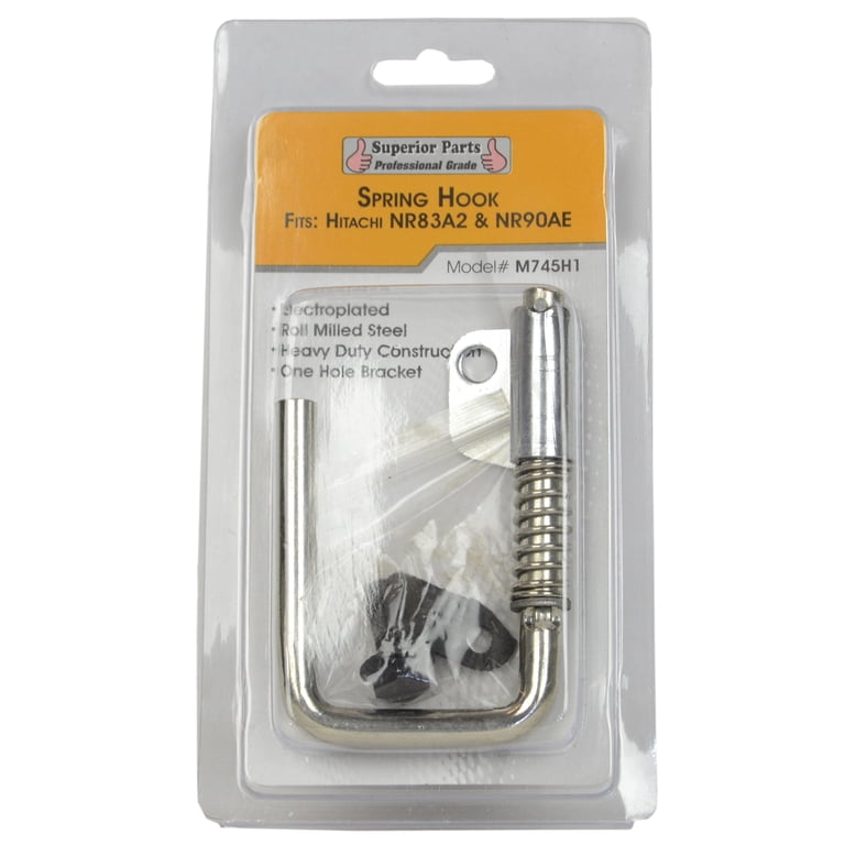 Superior Parts GH5 L-Shaped Rafter Hook For Nail Guns - Fits 1/4" NPT Air Fitting