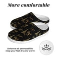 thumbnail image 6 of Kdxio Eiffel Tower Women's Men's Slippers Plush Slip-On House Slipper for Winter Indoor Soft Cushion Non-slip Fluffy Slides Slippers-37/38, 6 of 7