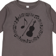thumbnail image 4 of Inktastic Violin Gift for Student Violinist Boys or Girls Long Sleeve Toddler T-Shirt, 4 of 5