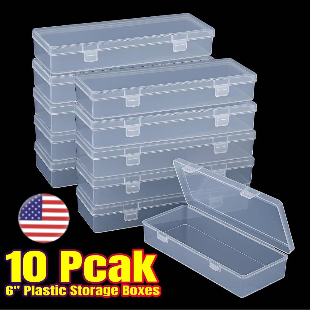 Akro-Mils, Large Plastic Storage Case, 05905, Clear - Walmart.com