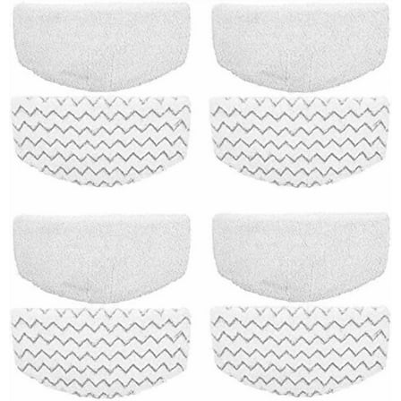 8 Pack Steam Mop Pads Replacement for Bissell Powerfresh Steam Mop 19405 1940W 1440 1544A 1806 18067 2075 Series, Model 1940 5938 19402 19408 19409, Microfiber Washable, Reusable