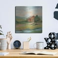 thumbnail image 6 of Luxe Metal Art 'Springtime Farm Pastel' by Silvia Vassileva, Metal Wall Art, 12" x 12", 6 of 9
