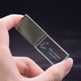 thumbnail image 2 of Crystal USB 3.0 Flash Drive Blue Light Gift USB Flash Drive no Logo Silver (USB3.0 32GB*10PACK), 2 of 6