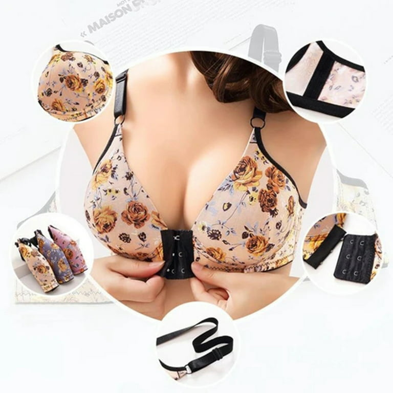 Lady Bra Three Buckles Comfortable Push Up Back Closure Student Brassiere  Women Sports Bra For Home - Bras - AliExpress