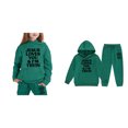 thumbnail image 3 of Teen Girls Jesus Loves You Sweatshirt Long Sleeve Warm Graphic Hoodies Loose Pullover and Jogger Sweatpants 2 Piece Fall Clothes 10-11 Years Boys Clothes Cute&nbsp;Boys Girls&nbsp;Clothing, 3 of 6