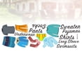 thumbnail image 4 of KAKOWELY PVC Self-adhesive Paper Wardrobe Clothing Classification Label Sticker Decals for Bedroom (Assorted Color),30.51"X9.06"X0.04", 4 of 4