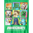 thumbnail image 2 of Minecraft Big Boys' Character Grid Long Sleeve T-Shirt, Sizes 8-18, 2 of 3