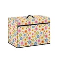 thumbnail image 2 of HELLHERO Sewing Machine Protector Cover Colourful Flowers Storage Pocket Soft for Most Singer and Brother Sewing Machine, 2 of 8