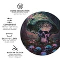 thumbnail image 3 of Kdxio Forest Mushroom Skull Funny Coasters,4 Pcs Leather Coasters,Housewarming Gifts,Protect Furniture from Water Marks Scratch and Damage, 3 of 6