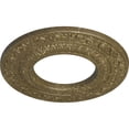 thumbnail image 3 of Ekena Millwork 8 1/8"OD x 4 1/8"ID x 1/2"P Andrea Ceiling Medallion (Fits Canopies up to 4 1/8"), Hand-Painted Mississippi Mud Crackle, 3 of 6