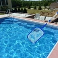 thumbnail image 2 of Pool Net, Pool Skimmer Net with 16.9''x35.4'' Telescopic Pole, Pool Leaf Skimmer Net, Pool Leaf Net, Pool Leaf Rake, Hot Tub Skimmer Net, Spa Skimmer, Pool Rake Net, 2 of 6
