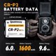 thumbnail image 3 of Batería de litio Qoutmcuy CR-P2, 6 V, 1600 mAh (paquete de 2), mejorada en 2026, 3 of 7
