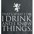 thumbnail image 2 of I Drink and I Know Things T-Shirt Funny Tyrion Lannister GoT Tee Vintage Print, 2 of 3