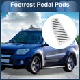 thumbnail image 2 of Cubierta de Pedal de Reposapiés Automático/Manual 1 Pc para Toyota RAV4 2019-2024 Acero Inoxidable Tono Plateado, 2 of 6