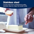 thumbnail image 4 of Jean-Patrique Butter Knife and Spreader | A butter knife and spreader with one smooth, rounded edge for spreading and one serrated edge for slicing fresh ingredients | From, 4 of 5