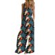 thumbnail image 1 of Gibobby Mono Corto Informal Mono holgado informal para mujer, peto holgado con bolsillos, pantalones largos de pierna ancha para playa de verano, mono(Azul， M), 1 of 4
