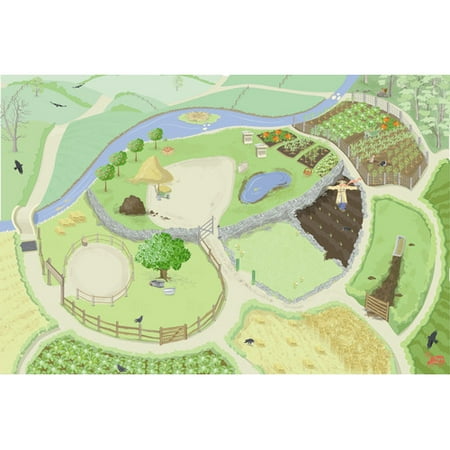 Le Toy Van Farmyard Playmat