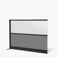 thumbnail image 6 of Luxor Expanse Modular Wall Room Divider System - Black Frame - 70" x 48" Wide Panel Add-On Wall, Freestanding, 6 of 6