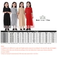 thumbnail image 3 of Qudderr Robe à Col Rond pour Filles de 1 à 12 Ans, Manches Courtes, Décontractée, Longue, en Tulle, 3 of 9