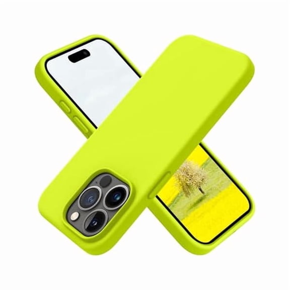 Eryueer Designed for iPhone 15 Pro Case, Silicone Shockproof Slim Thin Phone Case for iPhone 15 Pro
