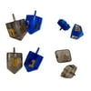 Chanukkah Fillable Dreidel Assorted Colors Can Be Filled with Hanukkah Gelt Or Chocolate (4-Pack)