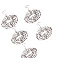 thumbnail image 1 of 5x Soporte de de Alambre de Hierro Maceta Maceta Colgante de Metal Soporte para Plantas Cola Jardinera suculenta, 1 of 8