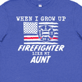 thumbnail image 4 of Inktastic When I Grow up I want to be a Firefighter Like my Aunt Youth T-Shirt, 4 of 5
