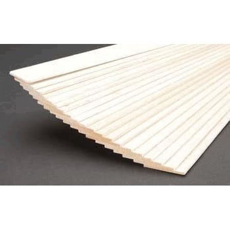 Balsa Wood 1/8" X 2" X 36" (10) - Quantity is Listed in Parenthesis in Title