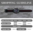 thumbnail image 5 of Silicone Watch Bands,20mm Quick Release Rubber Watch Strap for Men Women,Black&Red with Silver Buckle, 5 of 7