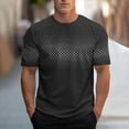 thumbnail image 1 of Styesk T-Shirts pour Hommes Mode Décontractée T-shirt Imprimé Sport Manches Courtes Col Rond Blouses Chemises, 1 of 3