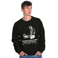 thumbnail image 3 of Full Time Job Fantasy Football Sports Men's Crewneck Sweatshirt Brisco Brands S, 3 of 5