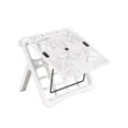 thumbnail image 1 of DB-11 Laptop Holder Strong Bearing Capacity Efficient Heat Dissipation Foldable Desk Notebook Holding Stand for Office - White, 1 of 5