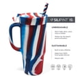 thumbnail image 2 of 32oz Silicone Humbler W/ Lid & Straw, The Patriot (Red, White, Blue), 2 of 6