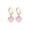 Pink, variant on GHSOHS Cute Trendy Love Heart Dangle Earrings for Women Sweet Pink Pendant Hoop Earrings Party Jewelry Birthday Valentines Day Gift Pink
