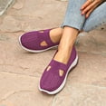 thumbnail image 2 of RUTAYY Women's Shoes Autumn Winter Bow Soft Soled Slip On Flat Heels And Plush Warm Shoes 37, 2 of 9