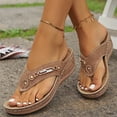 thumbnail image 5 of Willtoo Orthopedic Sandals for Women 2026 Ladies Arch Support Wedge Flip Flops Casual Beach Sandal Slippers, 5 of 5
