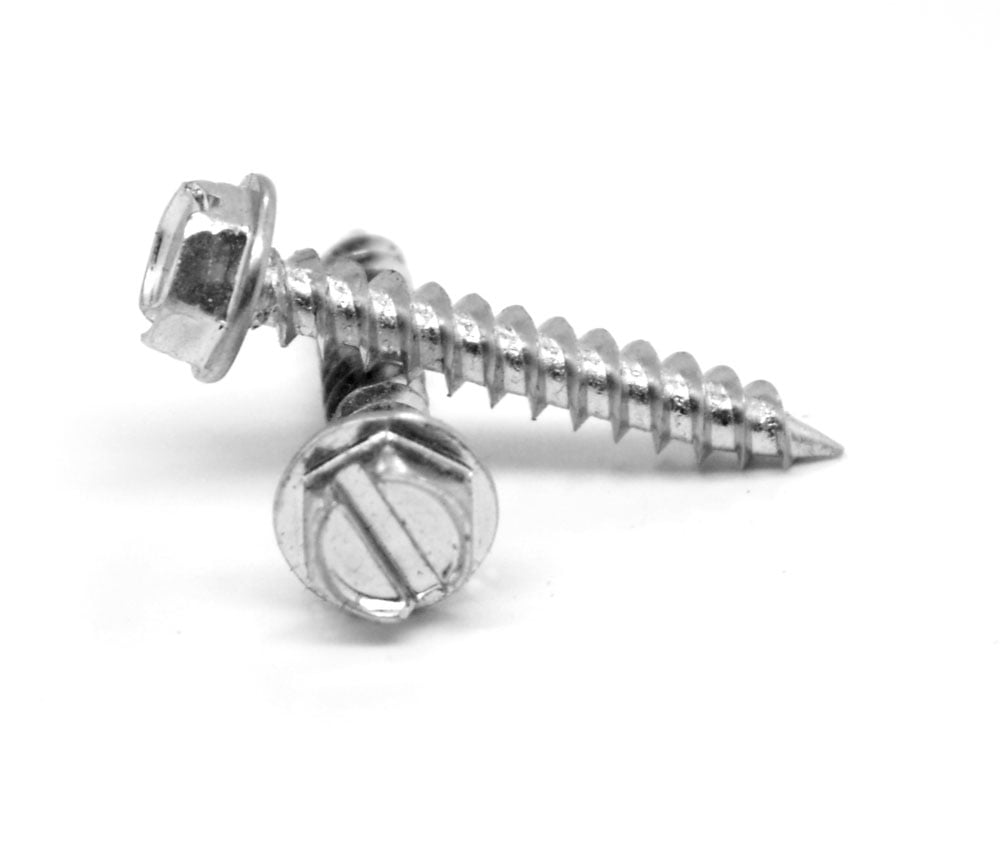 Package of 1000 5/16 x 1-1/2 Hex Washer Head UnSlotted Sheet Metal Screw Zinc Plated Set #RD-5027FST Warranity by Pr-Mch 