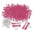 thumbnail image 3 of HILABEE 200 Pieces Zipper Repair Kit Removable Multifunctional for Tent Purse Size 8 Rose Red, 3 of 9