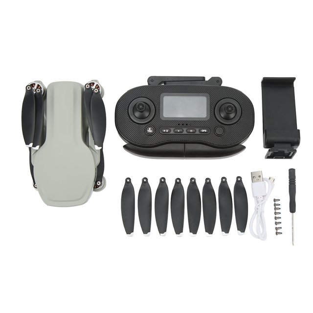 Dron Sin Escobillas RC, RC Quadcopter Punto Fijo Envolvente Un Gris de Retorno de Llave para Fotografía Aérea para Más de 14