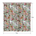 thumbnail image 5 of Cute Boxer Dog and Flowers Florals Shower Curtain 72"x72" ,Bathroom Decorative Shower Curtains Set with 12 Hooks,Modern Waterproof Washable Shower Curtain, 5 of 6