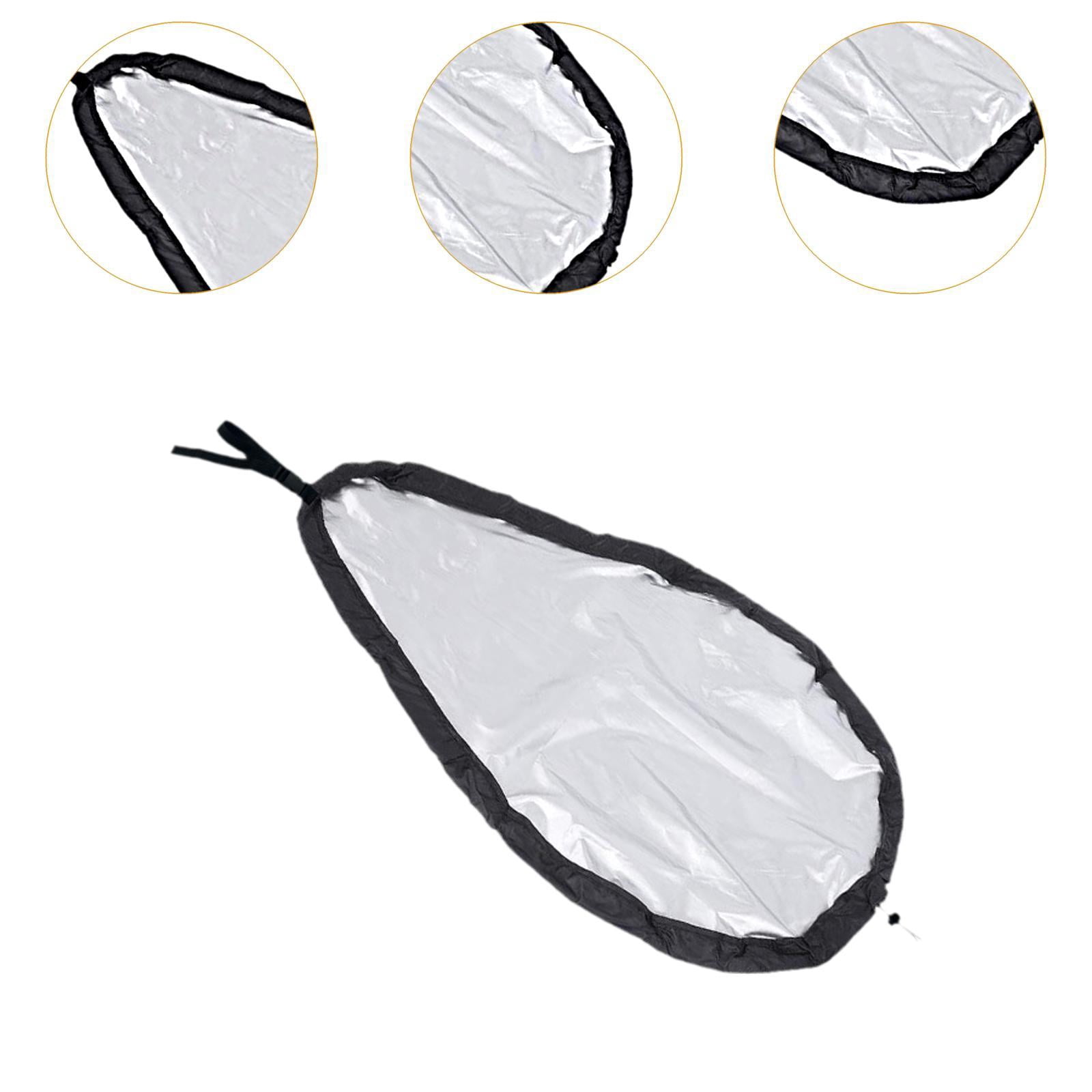 Baoblaze Kayak Cockpit Cover Canoe Cockpit Protection Portable Seal Cockpit Protector Argent