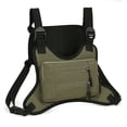 thumbnail image 4 of Yucurem Sports Chest Bag, Adjustable Strap Front Chest Pack, Running Vest Bag Sport Backpack for Men Women (Dark Green), 4 of 10