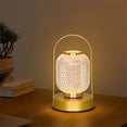 thumbnail image 2 of Lámpara Mesa LED Retro Recargable Acrílico, Luz USB con Barra Táctil, Ideal para Dormitorio, Sala Estar o Mesilla Noche. Iluminación Portátil para Crear ., 2 of 5