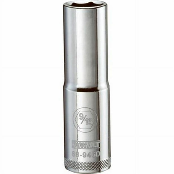 Stanley Consumer Tools 227857 0.5 in. Drive, 0.56 in. 6 Point Polished Chrome Vanadium Steel Socket