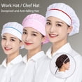 thumbnail image 3 of Canteen Catering Food Service Mesh Work Wear Hotel Restaurants Smoke-proof Dust Cooking Hygienic Cap Hair Nets Cap Chef Hat Work Hat 4, 3 of 8